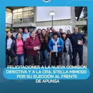 APUNSA: Stella M. Mimessi, reelecta en el gremio no docente de la UNSa.