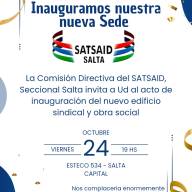SAITSAD Salta, inaugura su nuevo edificio sindical y Obra Social