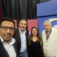 Fernando Díaz, de SIPRENSAL, y Alfredo Batule, Secretario de Trabajo, en una entrevista especial para Visor Gremial en TV