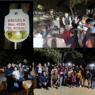 Trabajadores de SMATA compartieron una cena con niños de escuela El Rosal, de la Quebrada del Toro 