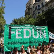 «Perdimos el 50% del salario»: el grito de la FEDUN a los Diputados, mientras rige el paro nacional contra el veto de Milei